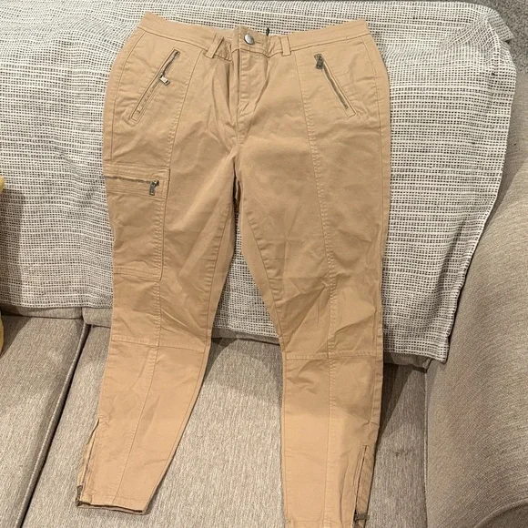 Casual Tan Cargo Pants - Picture 2 of 8
